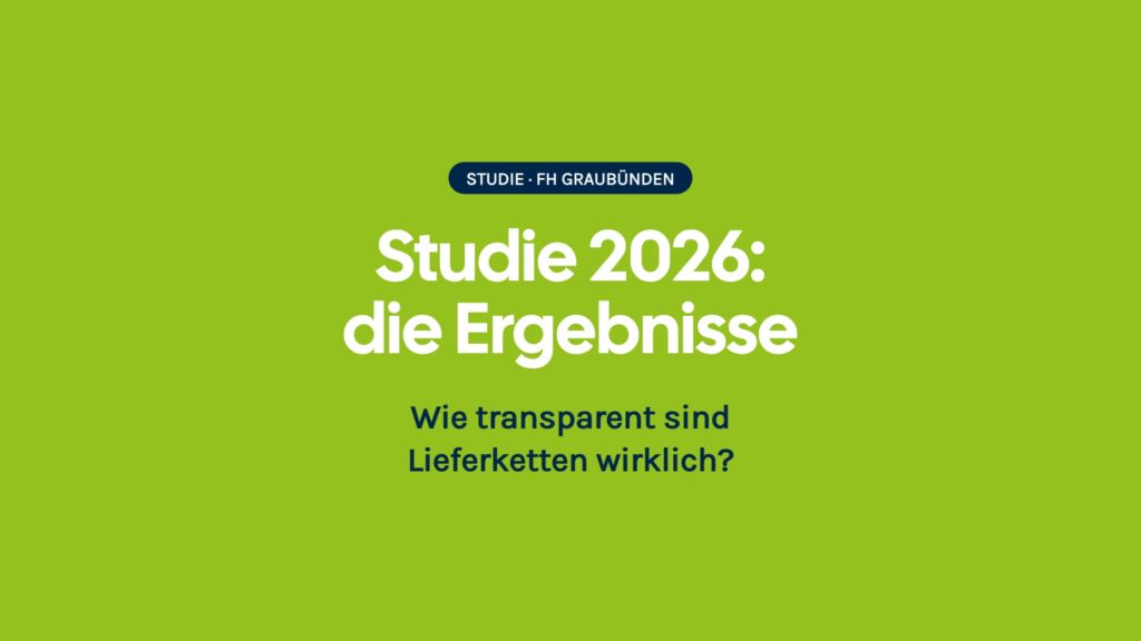 Beitragsbild: Studie 2026 – die Ergebnisse. Wie transparent sind Lieferketten wirklich?